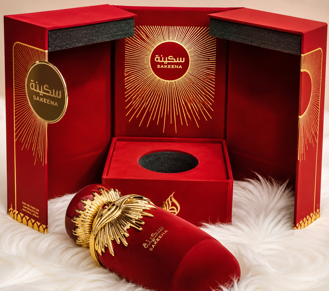 SAKEENA BY LATTAFA EDP 100ML RED