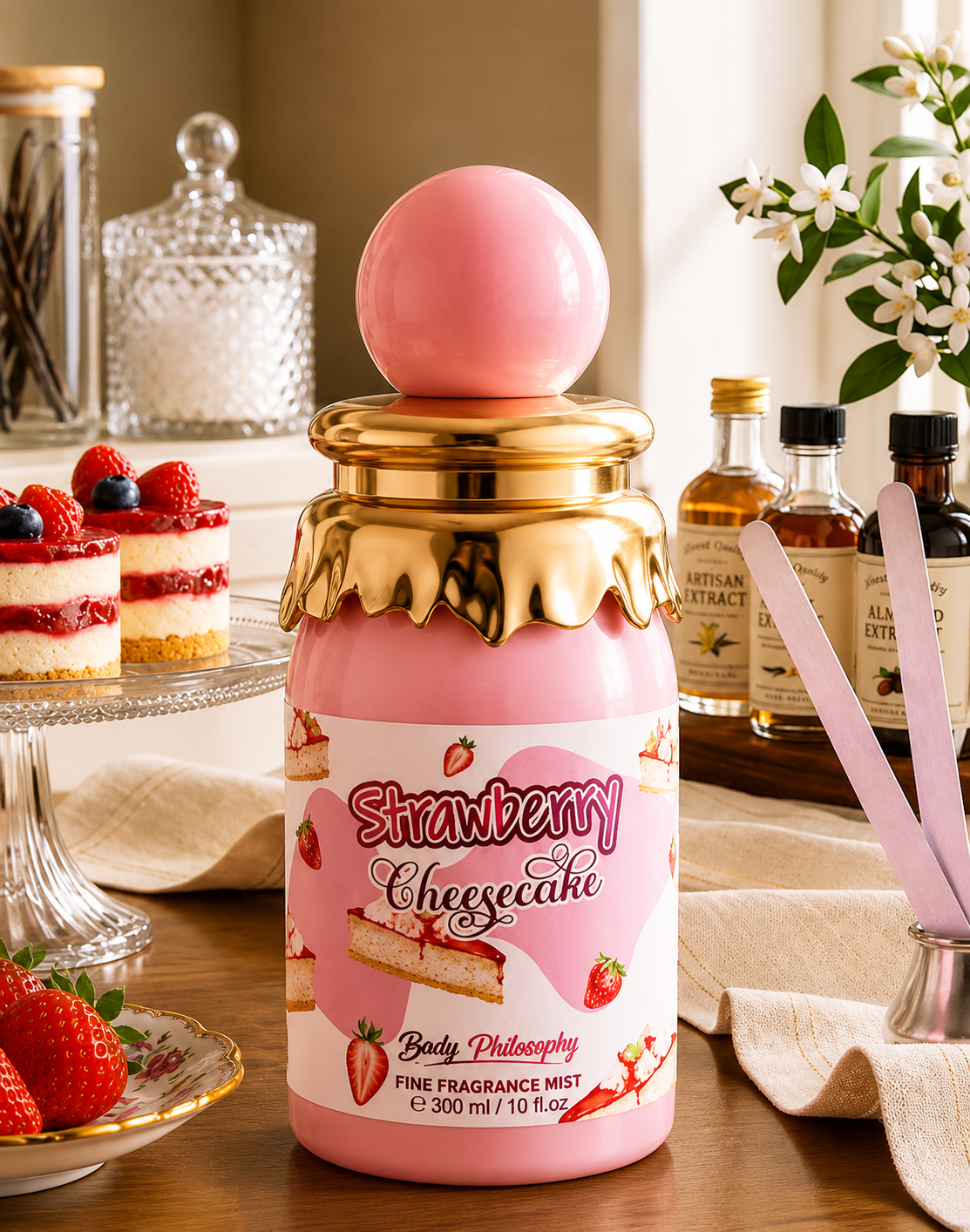 STRAWBERRY CHEESECAKE FINE FRAGRANCE 300ML