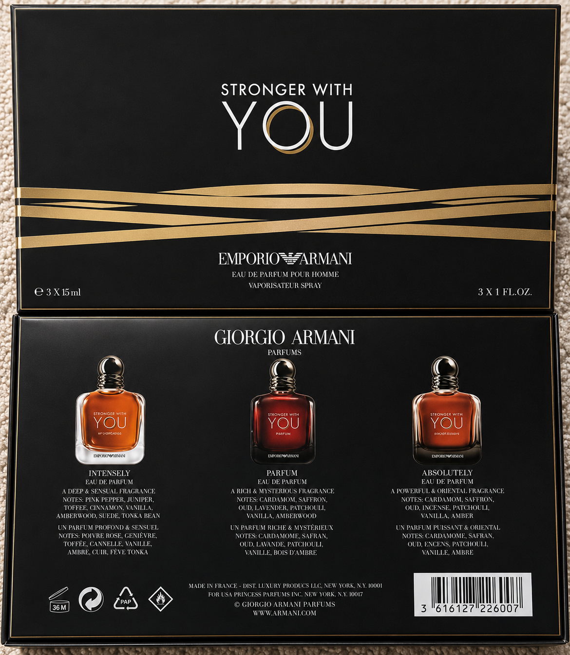 EMPORIO ARMANI STRONGER WITH YOU INTENSELEY / ABSOLUTELY SET