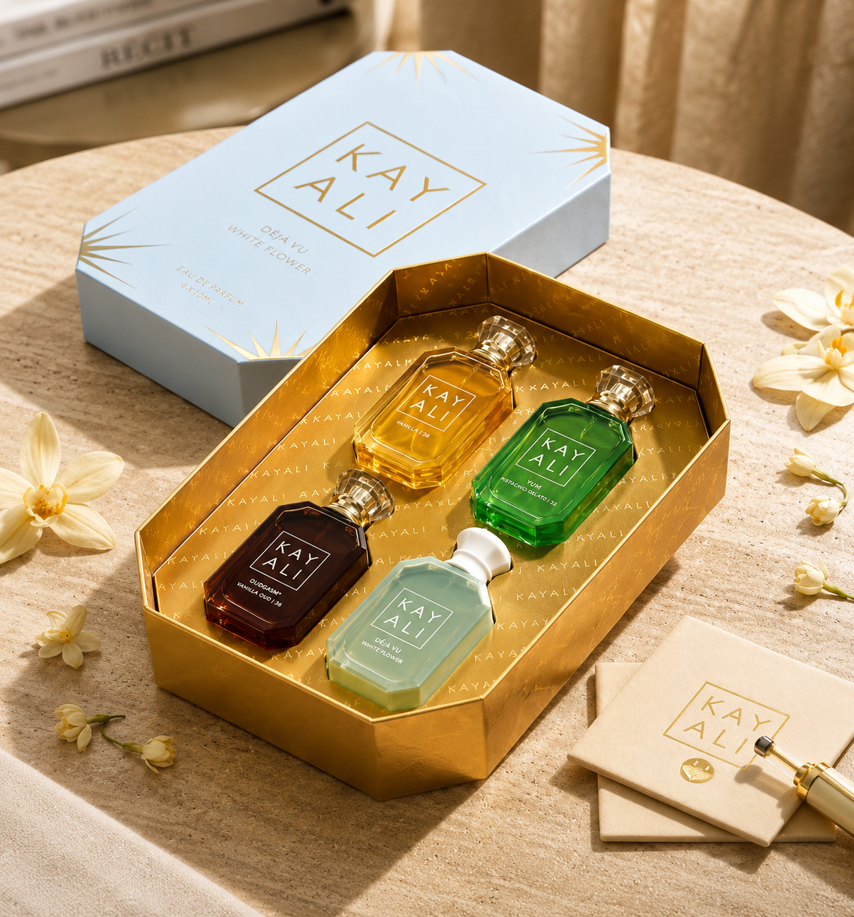 KAYALI PISTACHIO / MALDIVES / CAPRI / VANILLA SET