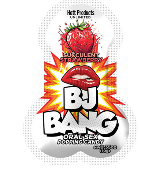 BJ BANG ORAL SEX POPPING CANDY – SUCCULENT STRAWBERRY