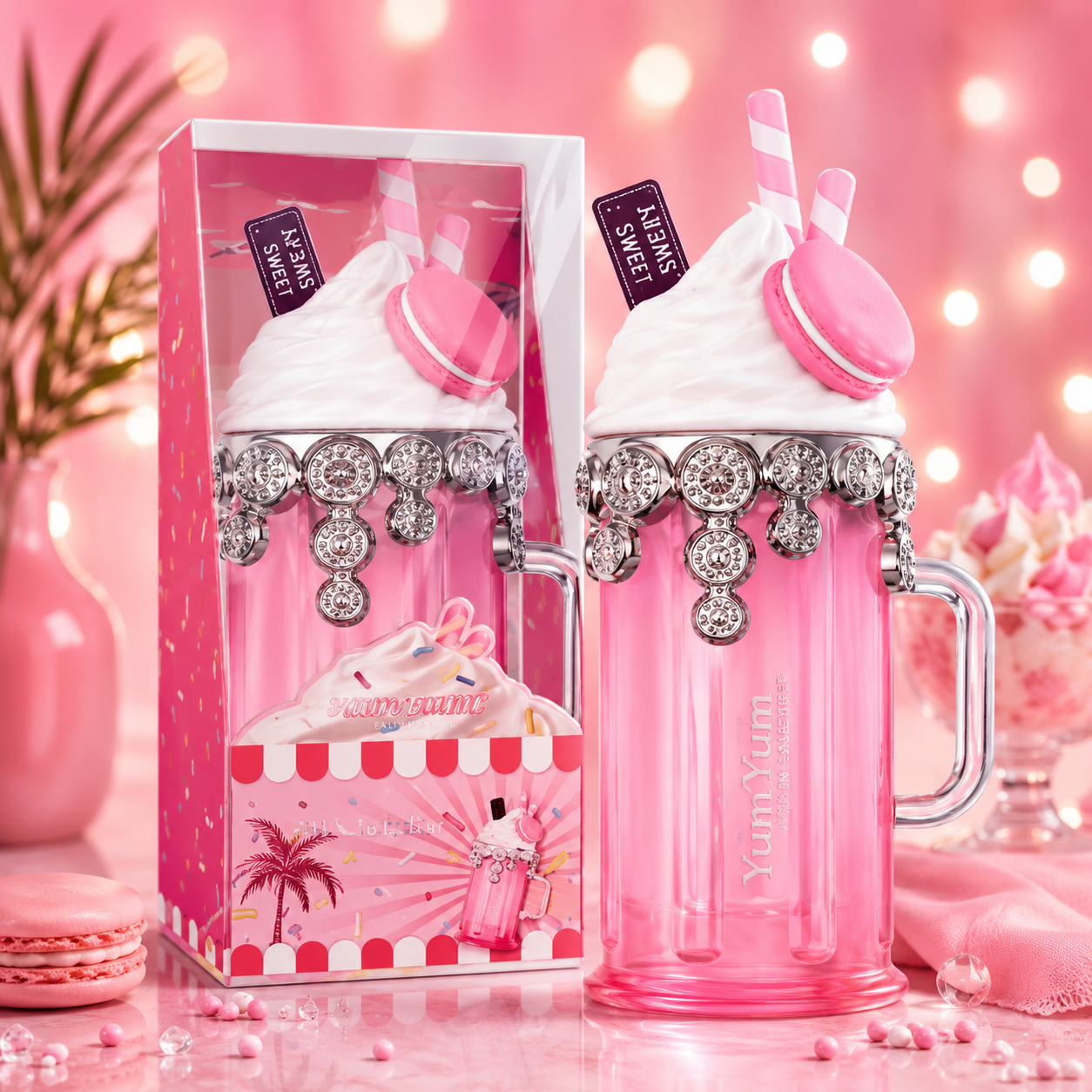 YUM YUM BODY MIST BLING LIGHT PINK